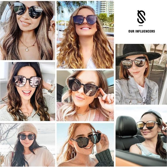 Women and Men Oversized Round Sunglasses main image 11